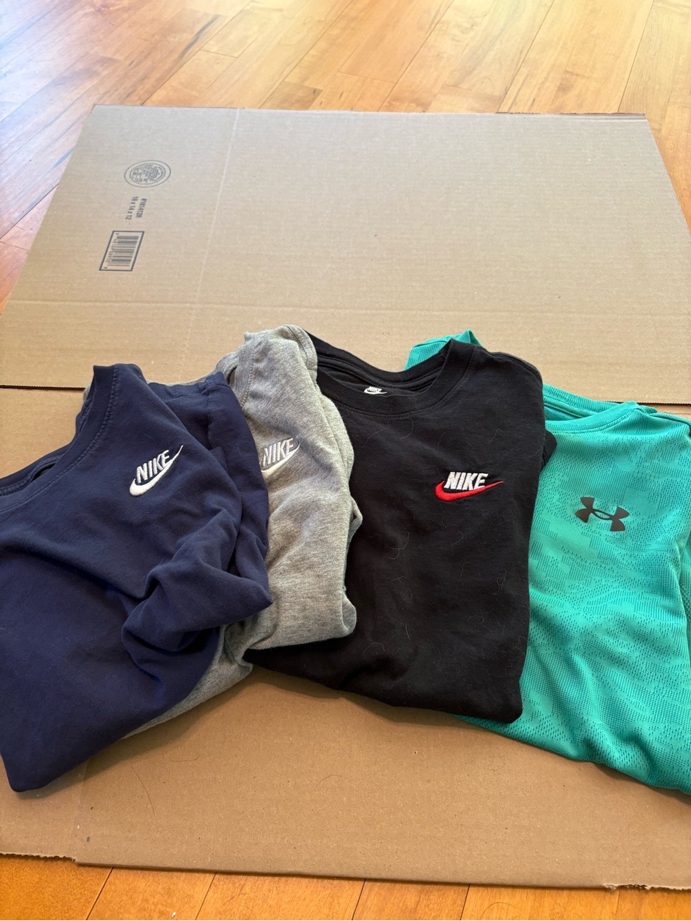 Nike and Under Armour kids Short Sleeve Tees